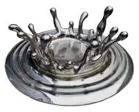 Всплеск воды из нержавеющей стали (517626) монтаж арт-объект  в Абазе