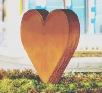 Кортеновская сталь скульптура сердце (518279) монтаж арт-объект  в Абазе