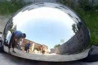 Полусфера ø 1500 нержавеющая сталь (207298) сертификат промоборудование мм.  в Абазе