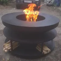 Стол для костра поленница (197212) поставка все ø 1000 мм. универсальная  в Абазе