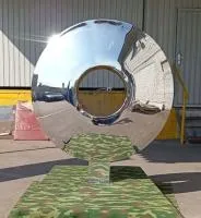 Линза арт объект (519058) ∅ 1000 сталь AISI304 Абаза 
