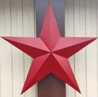 Красная звезда декор на стену в Абазе (518432)