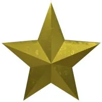 Звезда накладка на памятник литая латунь в Абазе (518483)