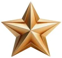 Звезда из латуни элемент декора на памятник в Абазе (518509)