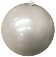 Новогодний шар белый (518857) ∅ 250 мм. Абаза