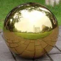 Шар полированный золото (198307) поставка - сфера арт-объект ø 1000 мм. пустотелая  в Абазе