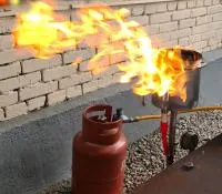 Газовая горелка электро розжиг (514267) монтаж вечный огонь ø 154 мм. ветроустойчивая  в Абазе