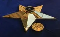 Звезда латунь ø 1100 мм. (514225) монтаж комплект горелка ГВД 379 10 89 00 ПС вечный огонь пустотелая  в Абазе