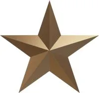 Звезда на памятник ветерану ВОВ из бронзы в Абазе (518494)