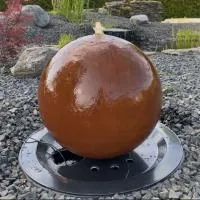 Фонтан кортеновская сталь (518909) ∅ 750 мм. Абаза